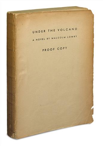 LOWRY, MALCOLM. Under the Volcano.